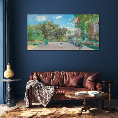 Foto op glas De tuin van Giverny