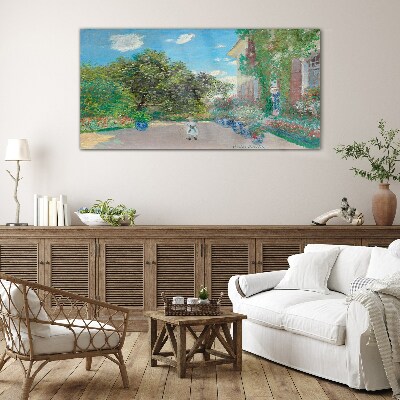 Foto op glas De tuin van Giverny