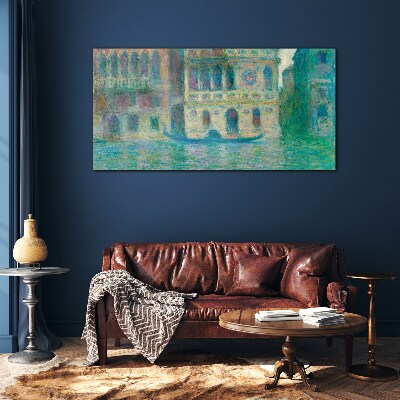 Foto op glas Venetië in pastelkleuren