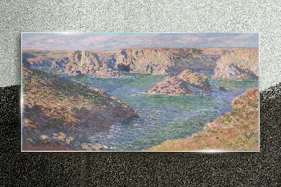 Glas foto Zeelandschap