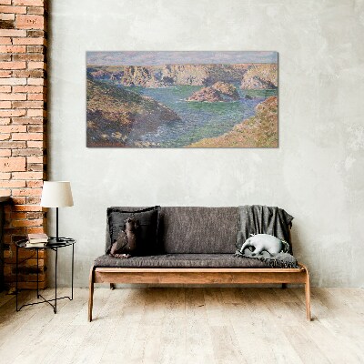 Glas foto Zeelandschap