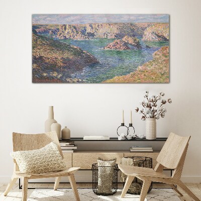 Glas foto Zeelandschap