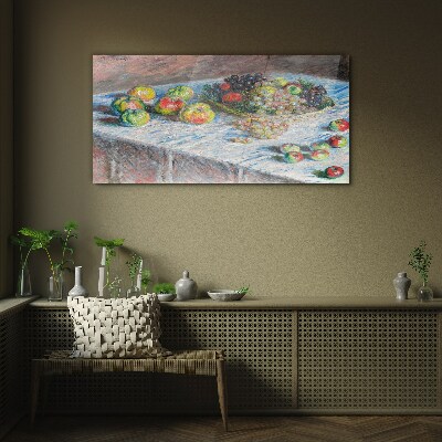 Foto op glas Stilleven met fruit