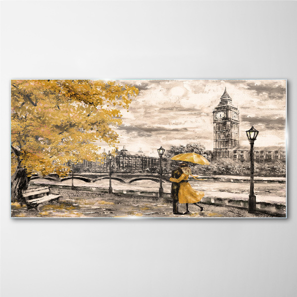 Glas foto Gouden herfst in Londen