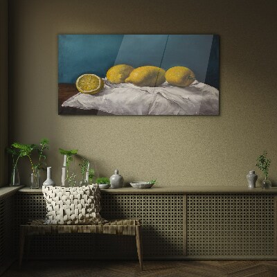 Foto op glas Citroen Kalmte