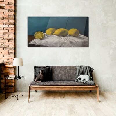 Foto op glas Citroen Kalmte