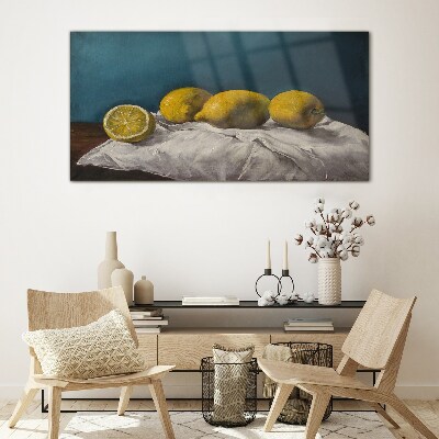 Foto op glas Citroen Kalmte