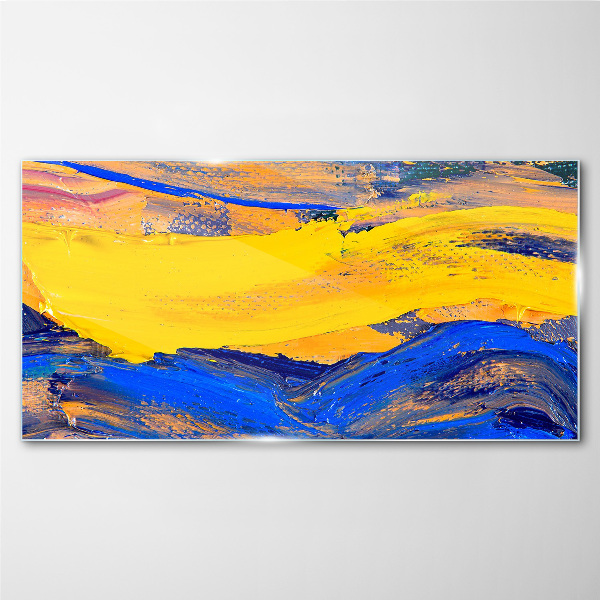 Schilderij op glas De kleuren van de lucht en de zee