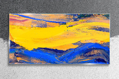 Schilderij op glas De kleuren van de lucht en de zee