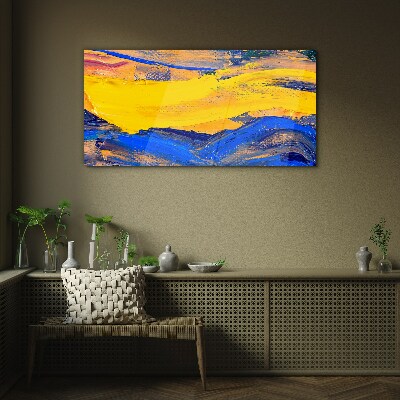 Schilderij op glas De kleuren van de lucht en de zee