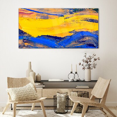 Schilderij op glas De kleuren van de lucht en de zee