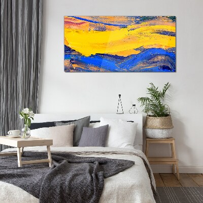 Schilderij op glas De kleuren van de lucht en de zee