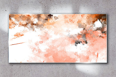 Foto op glas Pastelreflecties in abstractie