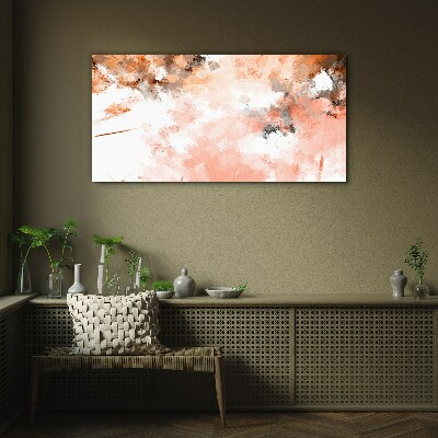 Foto op glas Pastelreflecties in abstractie