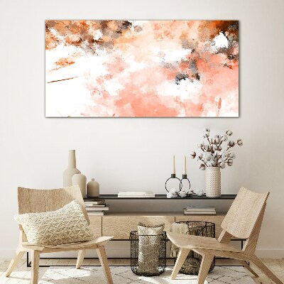 Foto op glas Pastelreflecties in abstractie