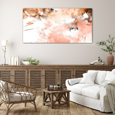 Foto op glas Pastelreflecties in abstractie