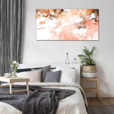 Foto op glas Pastelreflecties in abstractie