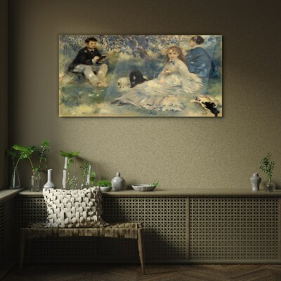 Glas foto Zomerpicknick in het park