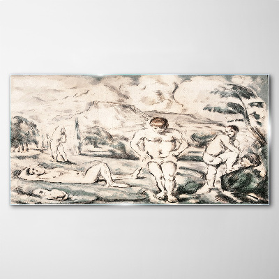 Foto op glas Een scène uit de natuur