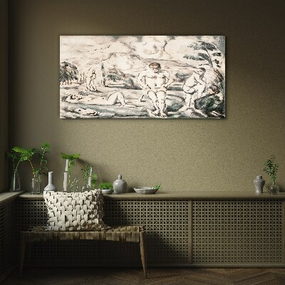 Foto op glas Een scène uit de natuur