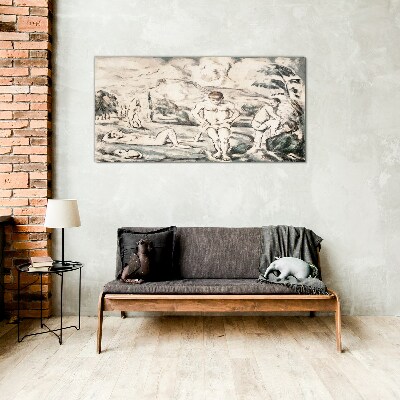 Foto op glas Een scène uit de natuur