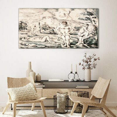 Foto op glas Een scène uit de natuur