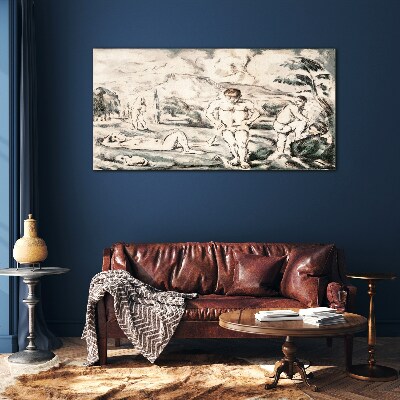 Foto op glas Een scène uit de natuur