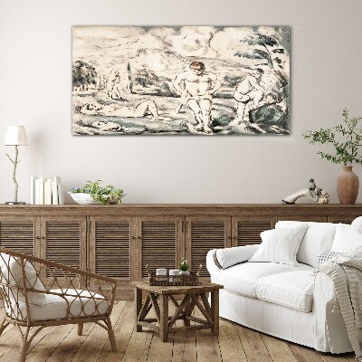 Foto op glas Een scène uit de natuur