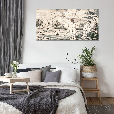 Foto op glas Een scène uit de natuur