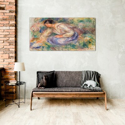 Schilderij op glas Onderdompeling in de natuur