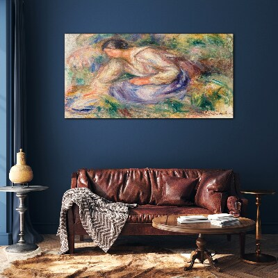 Schilderij op glas Onderdompeling in de natuur