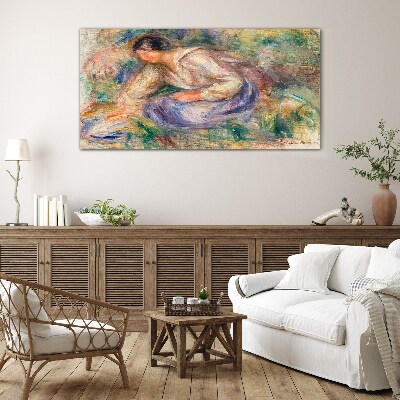 Schilderij op glas Onderdompeling in de natuur