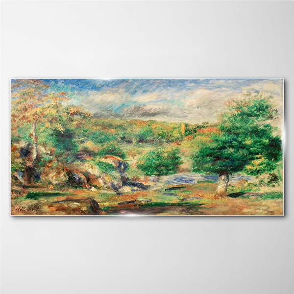 Glas foto Zomerlandschap