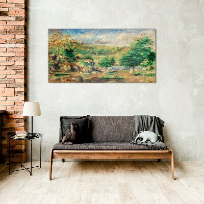 Glas foto Zomerlandschap