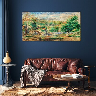 Glas foto Zomerlandschap