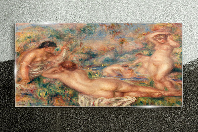 Foto op glas Zomermomenten in de tuin