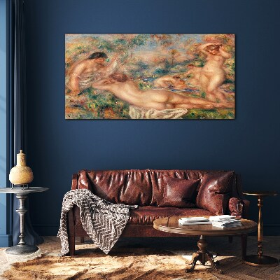 Foto op glas Zomermomenten in de tuin