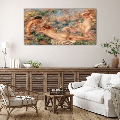 Foto op glas Zomermomenten in de tuin