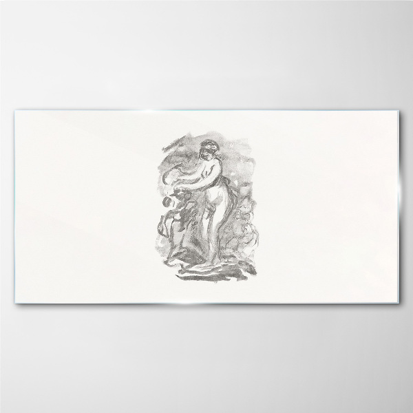 Schilderij op glas Elegantie in beweging