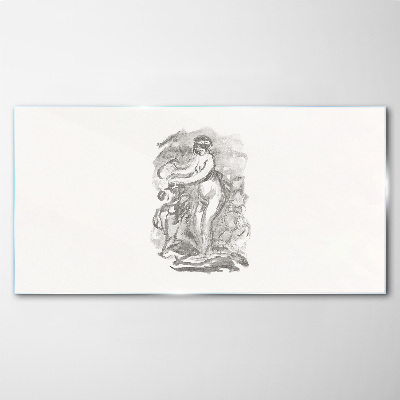 Schilderij op glas Elegantie in beweging