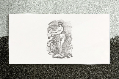 Schilderij op glas Elegantie in beweging