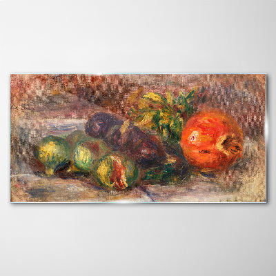 Foto op glas Stilleven met fruit