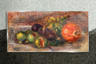 Foto op glas Stilleven met fruit