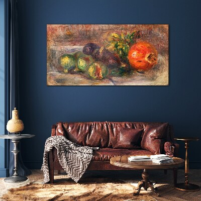 Foto op glas Stilleven met fruit