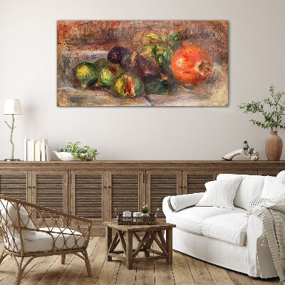 Foto op glas Stilleven met fruit