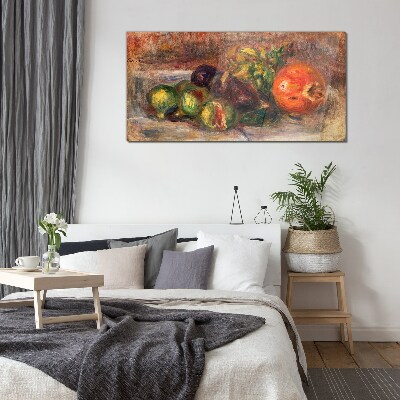 Foto op glas Stilleven met fruit