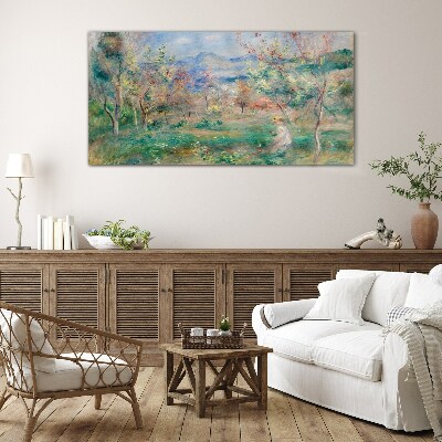 Foto op glas Lentelandschap