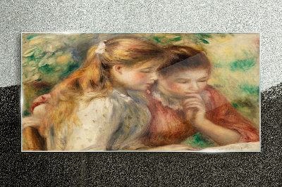 Foto op glas Reflecties van vrienden