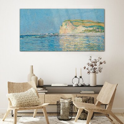 Foto op glas Kustkliffen bij daglicht