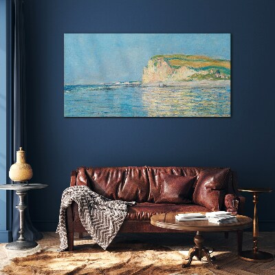 Foto op glas Kustkliffen bij daglicht